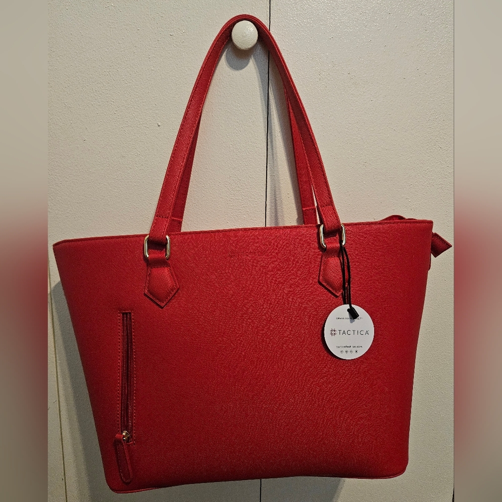 Chic Red Tote Bag for Everyday Use